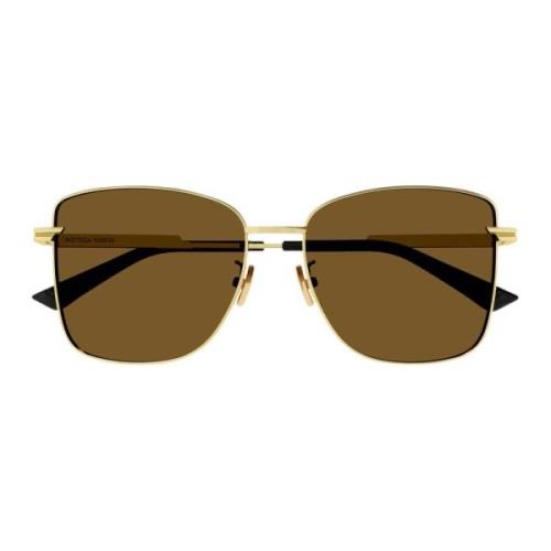 Sunglasses Bottega Veneta , Yellow , Dames