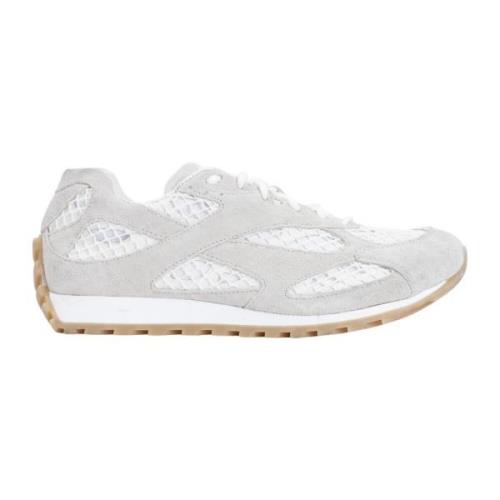 Witte Sneakers Aw24 Stijl Bottega Veneta , Multicolor , Dames