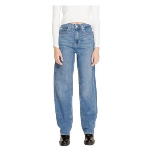 High Rise Loose Jeans Herfst/Winter Collectie Calvin Klein , Blue , Da...