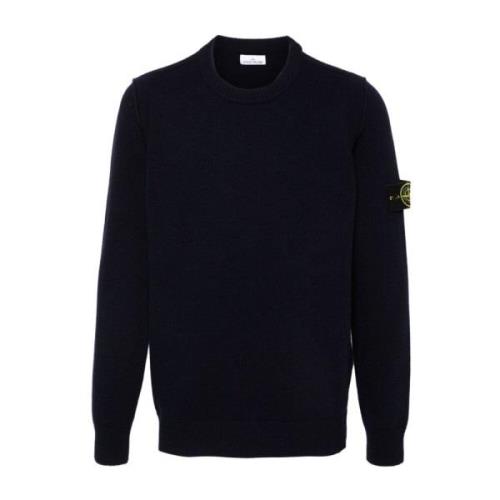 Blauwe Sweaters voor Mannen Stone Island , Blue , Heren