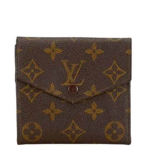 Pre-owned Canvas wallets Louis Vuitton Vintage , Brown , Dames