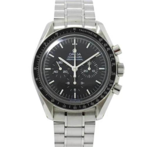 Pre-owned Stainless Steel watches Omega Vintage , Black , Heren