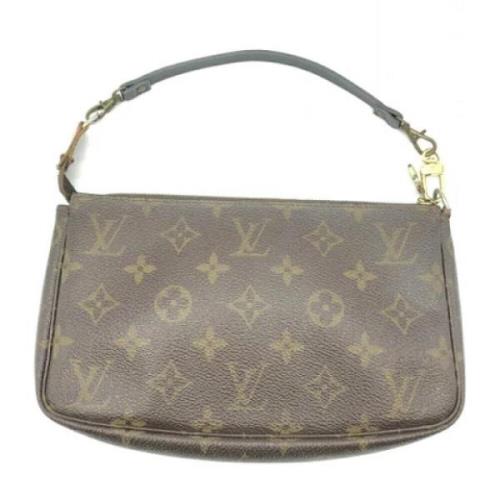 Pre-owned Canvas louis-vuitton-bags Louis Vuitton Vintage , Brown , Da...