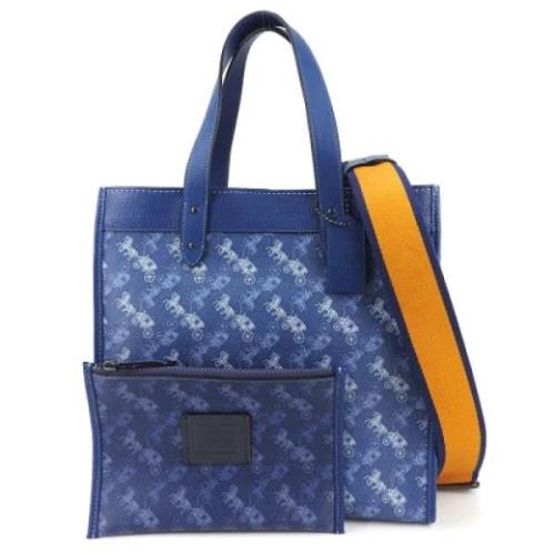 Pre-owned Plastic handbags Coach Pre-owned , Blue , Dames