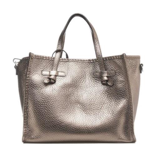 Bronze Mini Shopper 'Marcella' Gianni Chiarini , Gray , Dames