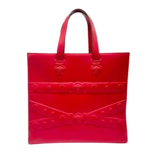 Pre-owned Leather handbags Versace Pre-owned , Red , Dames