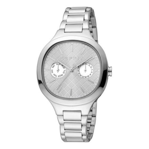 Dames Roestvrijstalen Analoge Horloge Esprit , Gray , Dames