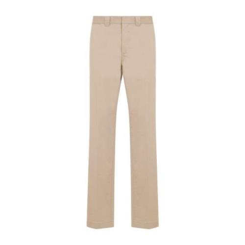 Beige Regular Fit Trousers Givenchy , Beige , Heren