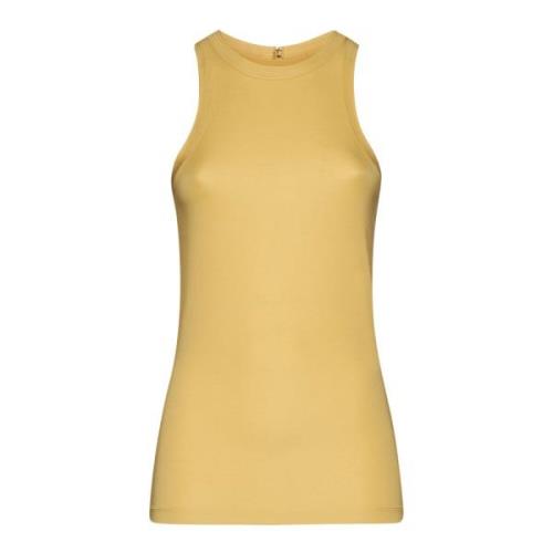 Gele Vloeibare Jersey Tanktop TotêMe , Yellow , Dames