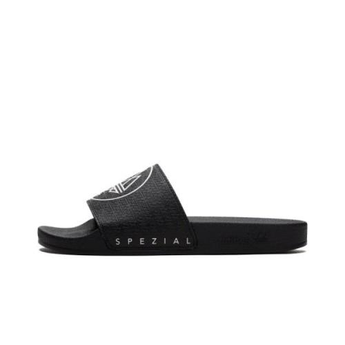 Adilette Spzl Slides Adidas , Black , Heren