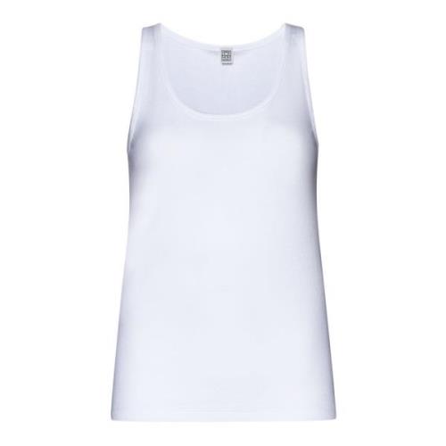 Gebreide Tanktop Wit TotêMe , White , Dames