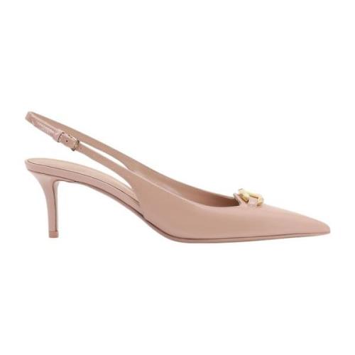 Bold Edition Patent Leather Slingback Heels Valentino Garavani , Pink ...