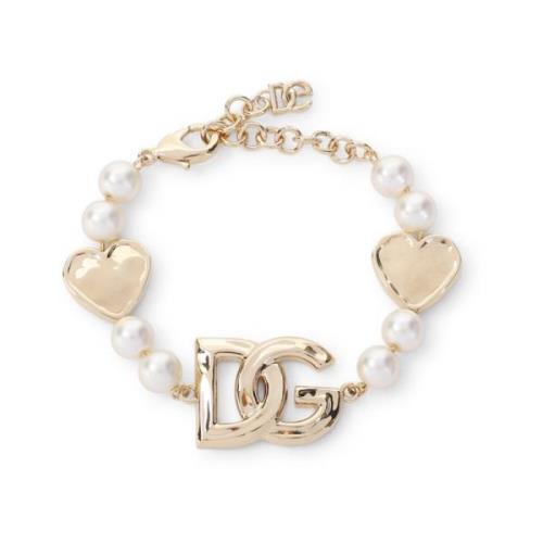 Metalen armband voor vrouwen Dolce & Gabbana , Beige , Dames