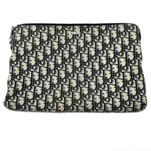 Pre-owned Canvas pouches Dior Vintage , Black , Dames