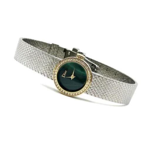 Pre-owned Stainless Steel watches Dior Vintage , Green , Dames