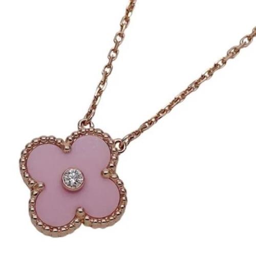 Pre-owned Rose Gold necklaces Van Cleef & Arpels Pre-owned , Pink , Da...