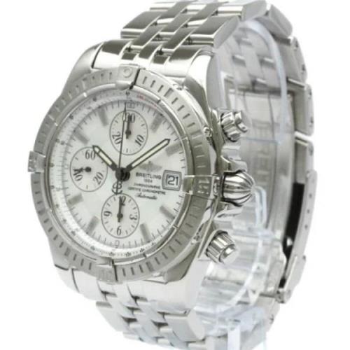 Pre-owned Stainless Steel watches Breitling Pre-owned , White , Dames