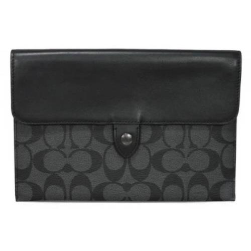 Pre-owned Fabric clutches Coach Pre-owned , Black , Dames