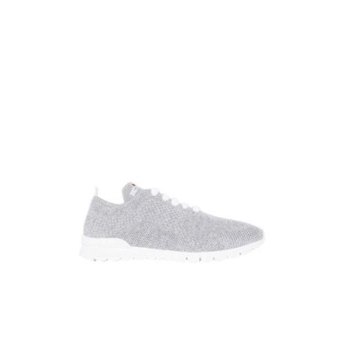 Kasjmier Gebreide Sneakers Kiton , Gray , Dames