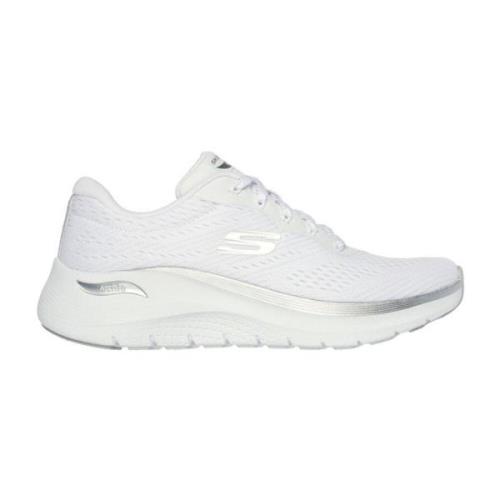 Arch Fit Glow Distance Sneaker Skechers , White , Dames