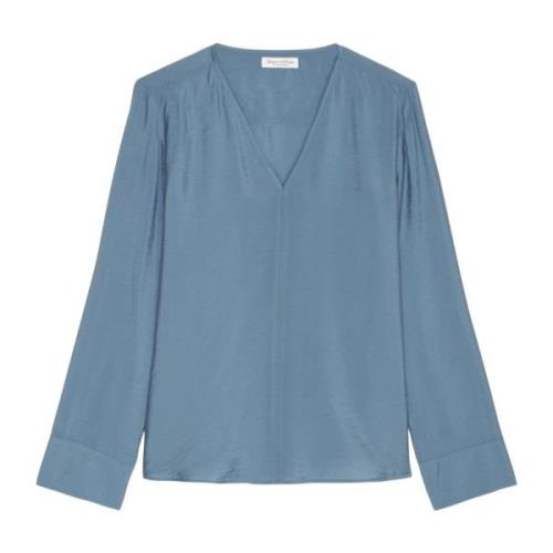 Gewone blouse Marc O'Polo , Blue , Dames