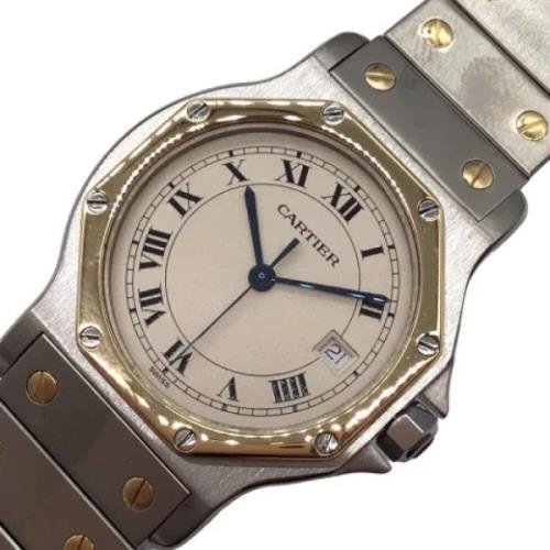 Pre-owned Stainless Steel watches Cartier Vintage , Gray , Heren