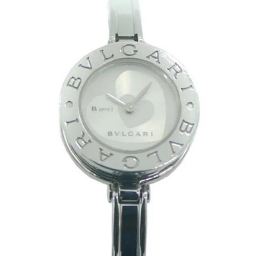 Pre-owned Stainless Steel watches Bvlgari Vintage , White , Dames