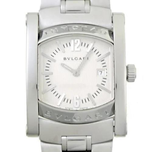 Pre-owned Stainless Steel watches Bvlgari Vintage , Gray , Dames