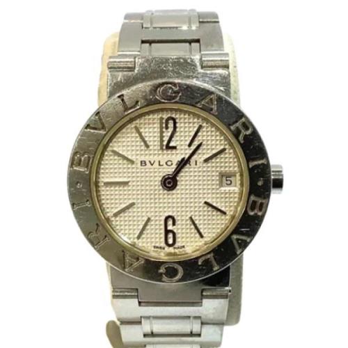 Pre-owned Stainless Steel watches Bvlgari Vintage , Gray , Dames