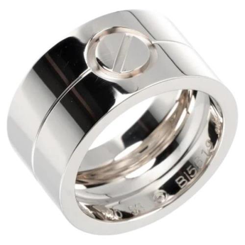 Pre-owned White Gold rings Cartier Vintage , Gray , Dames