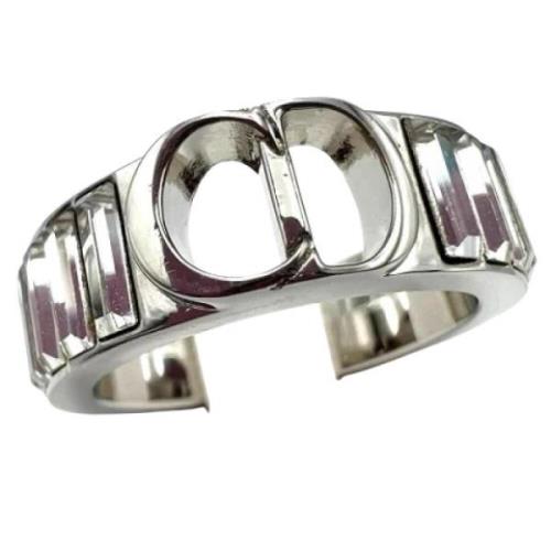 Pre-owned Metal dior-jewelry Dior Vintage , Gray , Dames