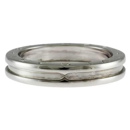 Pre-owned White Gold rings Bvlgari Vintage , Gray , Dames