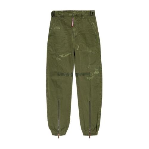 Groene Casual Broek Dsquared2 , Green , Heren