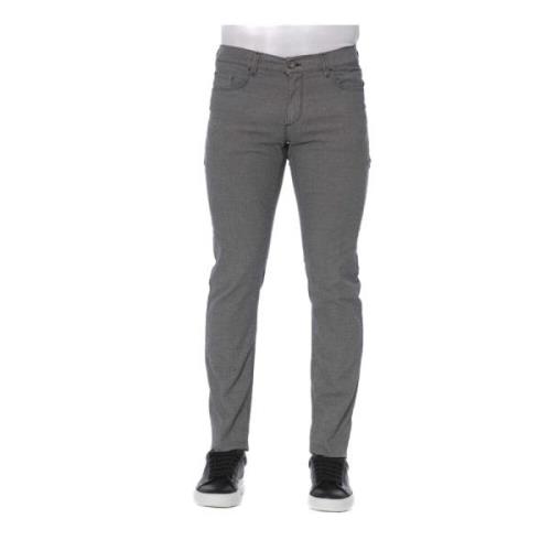 Solide Katoenmix Zakbroek Trussardi , Gray , Heren