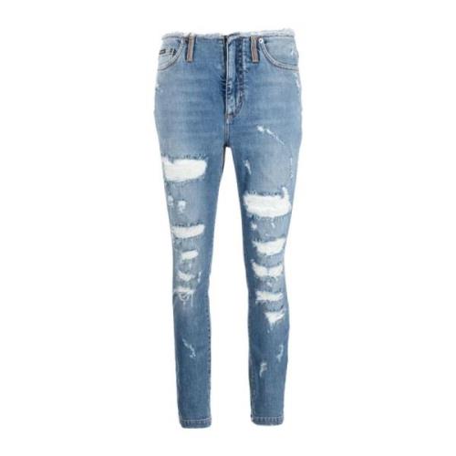 Klassieke Denim Jeans Dolce & Gabbana , Blue , Dames