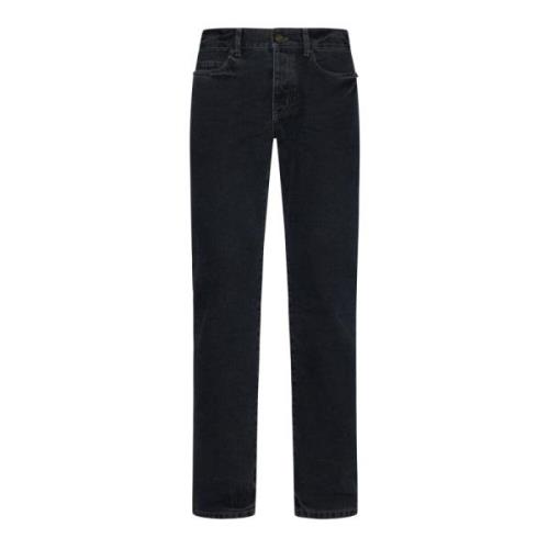 Midnight Blue Denim Slim Fit Jeans Saint Laurent , Blue , Heren