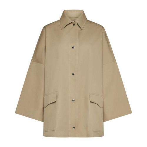 Stijlvolle Jassen voor Moderne Look TotêMe , Beige , Dames