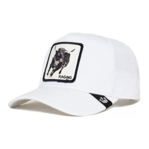 Witte Toro Platinum Rage Trucker Cap Goorin Bros , White , Heren