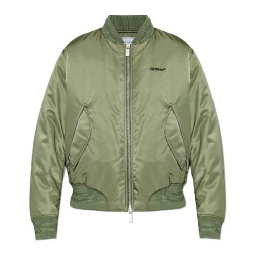 Jas met logo Off White , Green , Heren