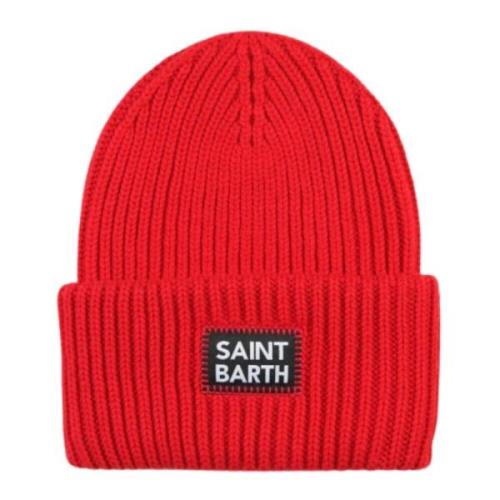 Rode Gebreide Muts Kinderen MC2 Saint Barth , Red , Unisex