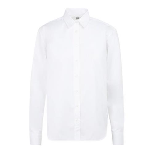 Witte Katoenen Handtekening Shirt TotêMe , White , Dames