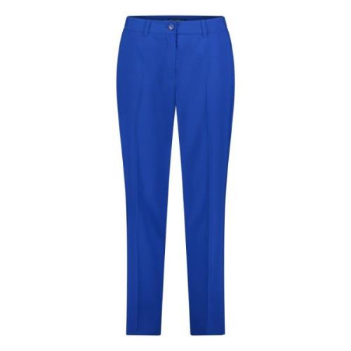 Klassieke zakelijke broek met vouw Betty Barclay , Blue , Dames