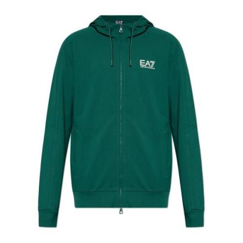 Hoodie Emporio Armani EA7 , Green , Heren