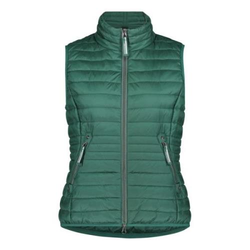 Gewatteerd Vest met Opstaande Kraag Betty Barclay , Green , Dames