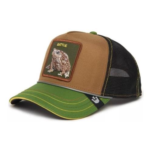 Bruine Trucker Cap met Sapo Rash Design Goorin Bros , Multicolor , Her...