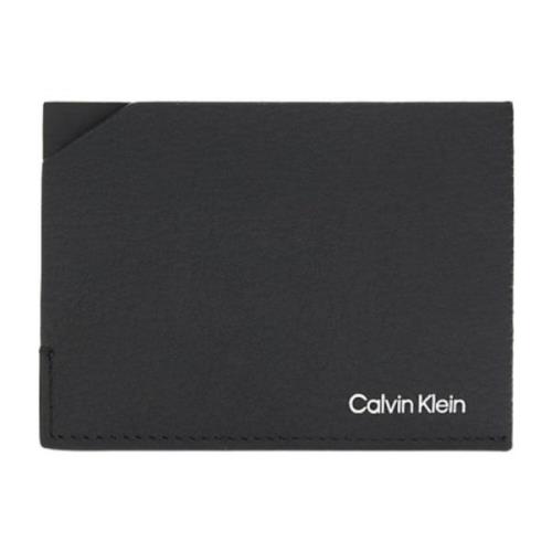 Kaarthouder Portemonnee Minimalistische Stijl Calvin Klein , Black , H...