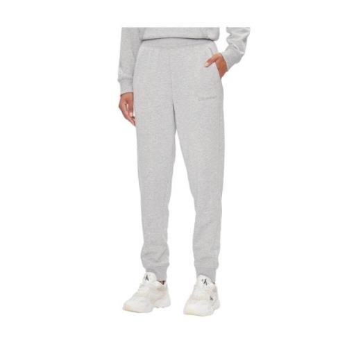 Sportieve Grijze Broek Calvin Klein , Gray , Dames