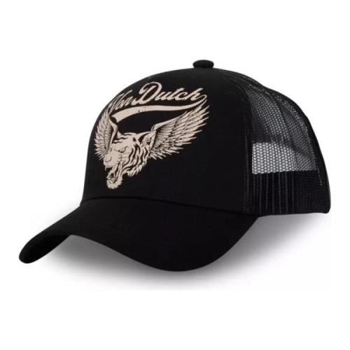 Zwarte Leeuw Trucker Cap VON Dutch , Black , Heren