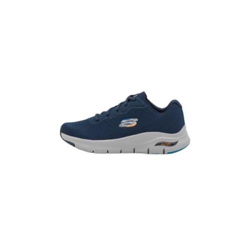 Lage Sneakers Skechers , Blue , Heren