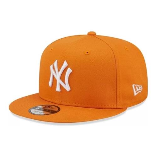 Oranje Yankees League Essential Cap New Era , Orange , Heren